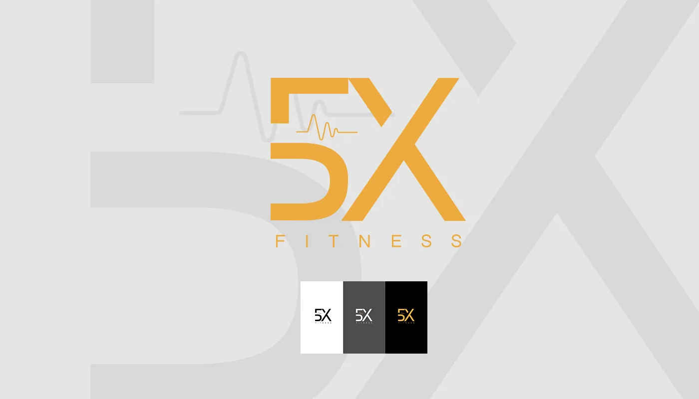 5X Fitness: logos