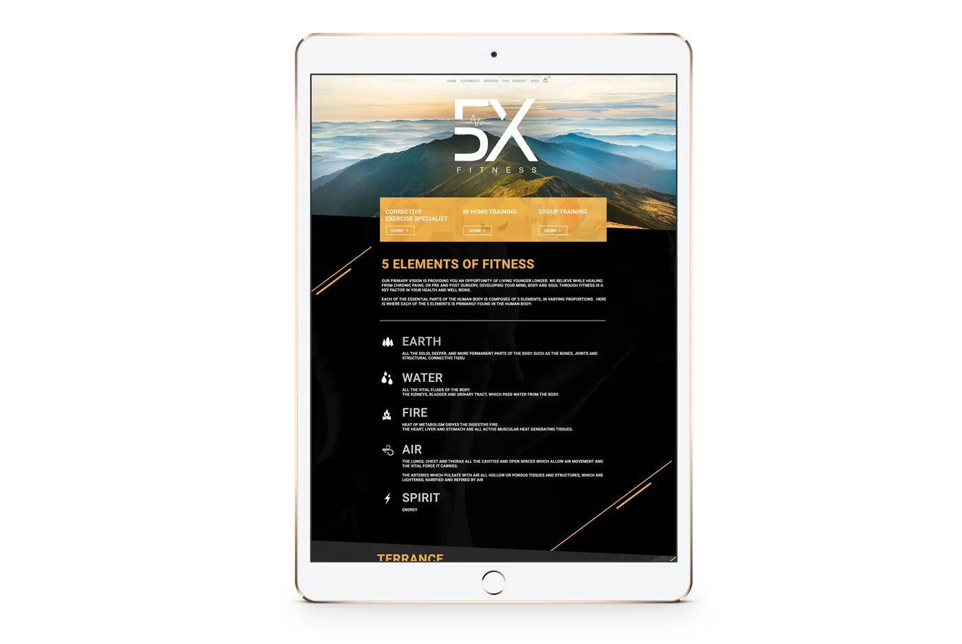 5X Fitness: ipad