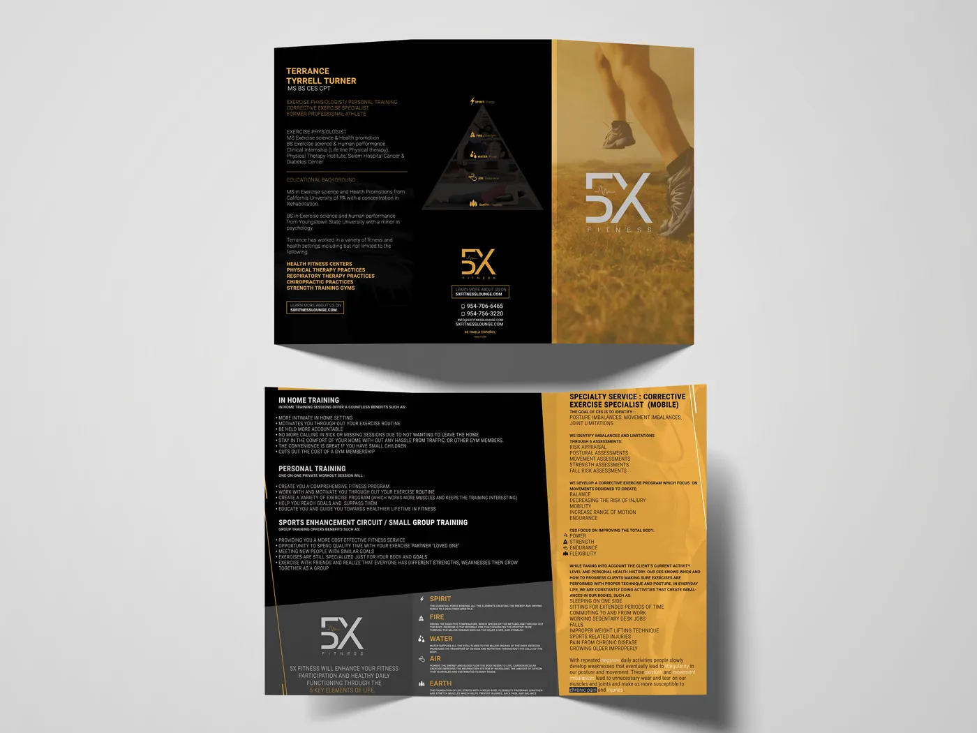 5X Fitness: brochure