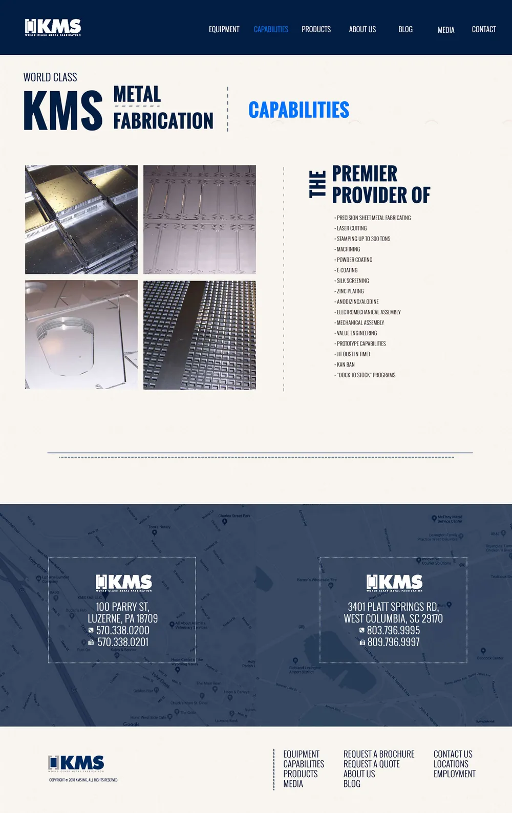 KMS Metal Fabrication: capablities