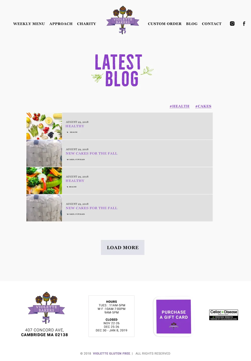 Violette Bakers: blog